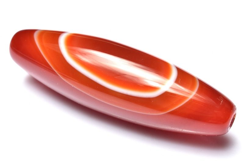 【1点物】くっきり神の目 赤天眼石　56x16mm ルース ハンドメイド _PC7257