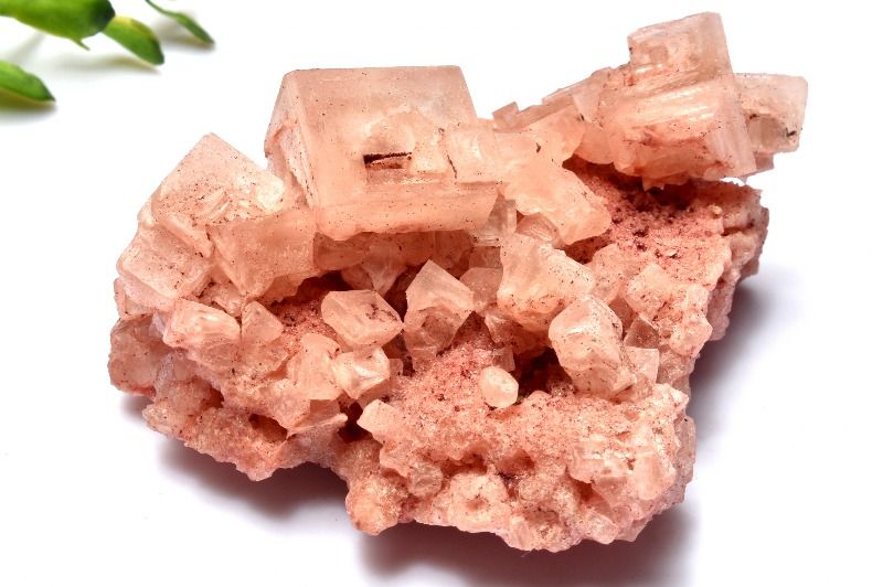  1点物 カリフォルニア産 ピンクハーライト岩塩 70x60x33mm 原石 _CG6...