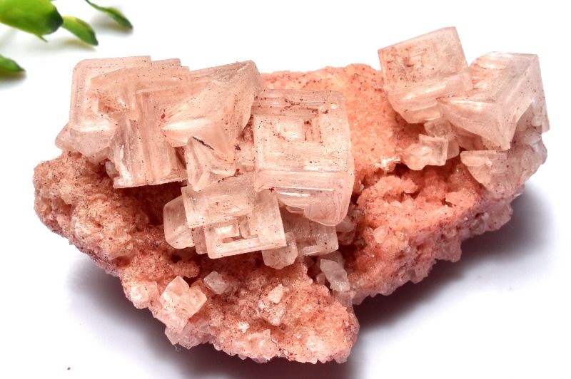  1点物 カリフォルニア産 ピンクハーライト岩塩 77x62x36mm 原石 _CG6...