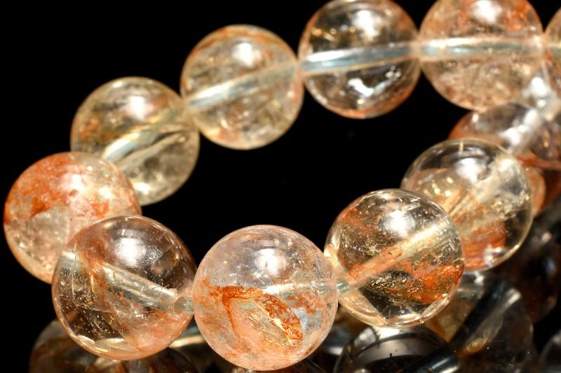 【20％OFF!】【1点物】希少天然色◇ヒマラヤ産 アクアマリン　12mm ブレスレット アクセサリー _MC1504