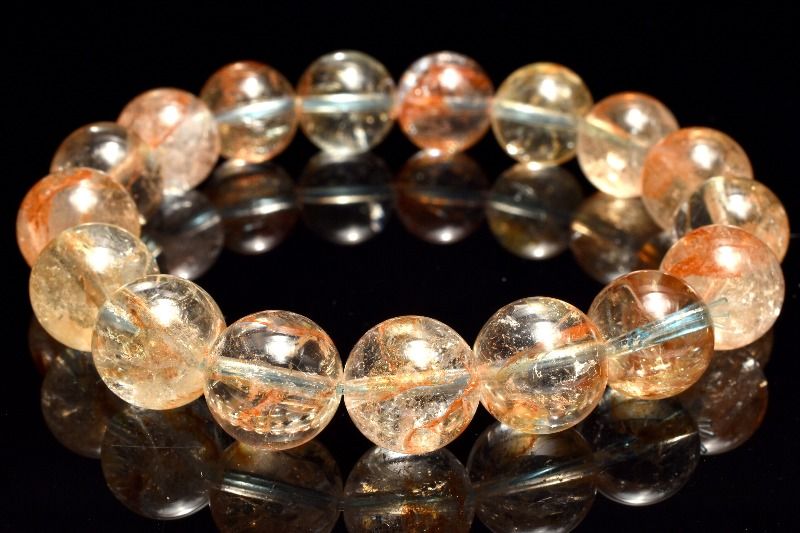 【20％OFF!】【1点物】希少天然色◇ヒマラヤ産 アクアマリン　12mm ブレスレット アクセサリー _MC1504