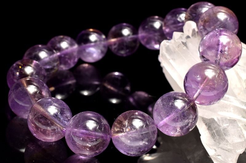 【1点物】希少◇バイカラー アメトリン　13mm ブレスレット アクセサリー _MC1929