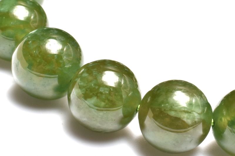 【1点物】希少◇高発色 アイドクレース(ベスビアナイト)　11mm ブレスレット アクセサリー _MC2226