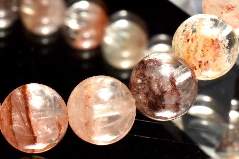 【1点物】秋の庭園 ガーデンクォーツ　8mm ブレスレット アクセサリー _MC2250