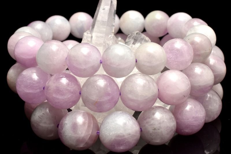 バイカラー◇結晶美 クンツァイト　10.5mm ブレスレット アクセサリー 1個売り _BG6222-105