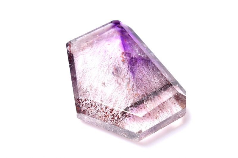 【1点物】AA+☆幻想模様 トラピッチェアメジストスーパーセブン　20x16mm ルース ハンドメイド _PC8029