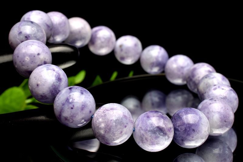 【1点物】夢幻的パープルが魅せる ティファニーストーン(オパールフローライト) 12mm ブレスレット アクセサリー _MC3161