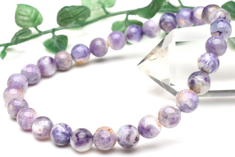 【1点物】AA+☆高発色 ティファニーストーン 6.5mm ブレスレット アクセサリー _U8638