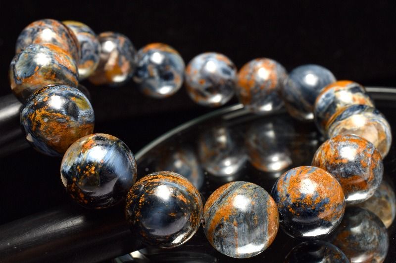 【1点物】油絵のような色彩 ピーターサイト　13mm ブレスレット アクセサリー _MC3433