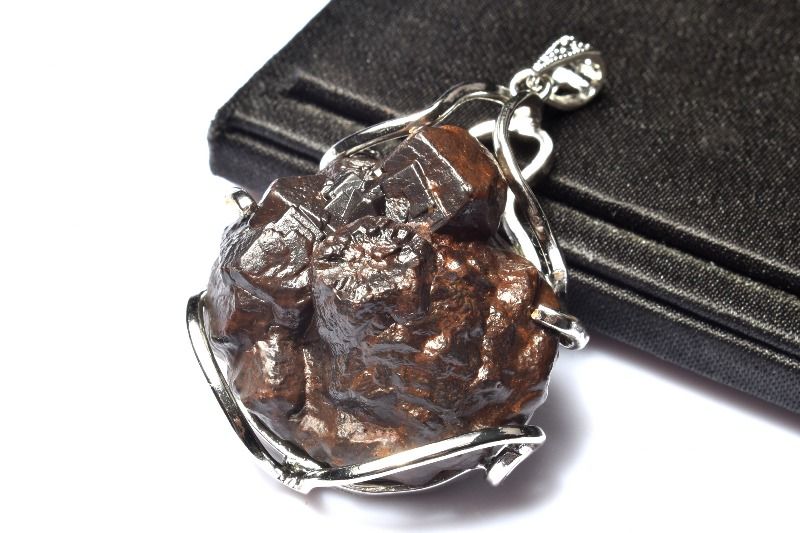 【1点物】Silver925◇エジプト予言の石 プロフェシーストーン(ゼットストーン)　30x30mm　原石 ペンダン..