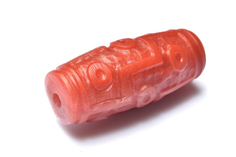 材質南紅瑪瑙(ナンホーン)水晶共生 32x14mm 産地：中国・四川省サイズ約32x14mm重さ約10g特徴・意味流通量も少なく、なかなかお目にかかれないレア品です。赤と白のハッキリしたカラーが鮮やかで目を惹きます。天珠の紋様には一つひとつ...