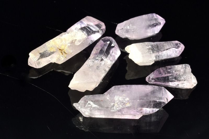 希少 メキシコ産 ベラクルスアメジスト 12-52x4-11mm 原石 ポイント 約2...