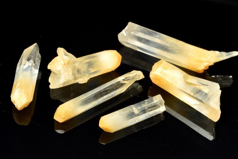 コロンビア産 高品質 レムリアンシードマンゴークォーツ 9-40x7-10mm 原...