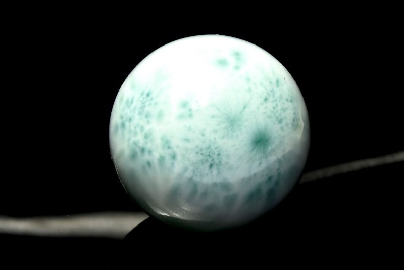  1点物 大珠 三大ヒーリング ラリマー 27mm 丸玉(台座付き) スフィア ...