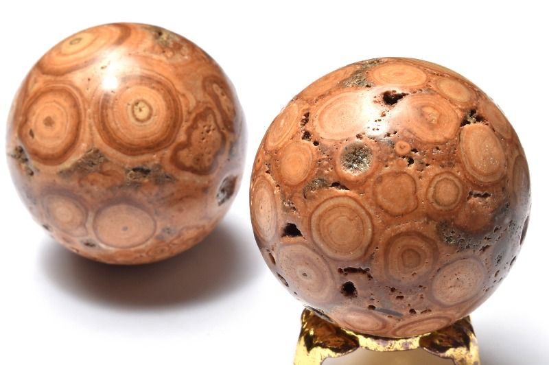 仏眼 龍宮舎利石 46mm 丸玉 スフィア 1個売り _CRG209 宅急便のみ 