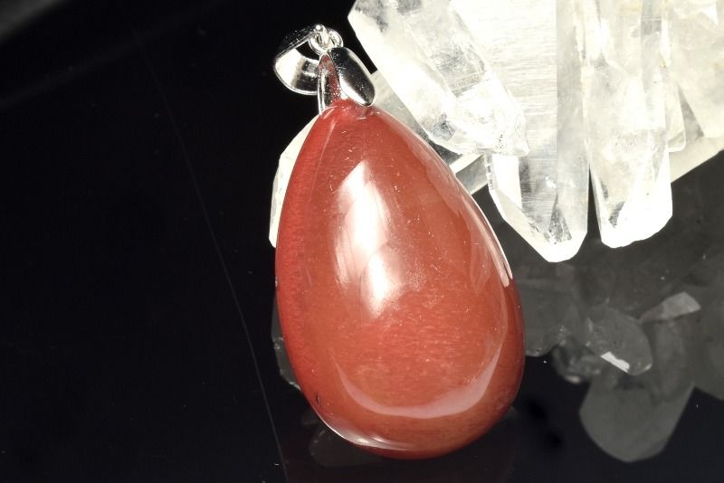 【1点物】Silver925☆AA高発色 アンデシン 28x18mm ドロップ ペンダントトップ アクセサリー _PC8829