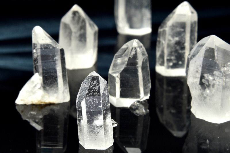 成長痕 コロンビア産 レムリアンシードクリスタル 19-30x10-12mm 六角柱...