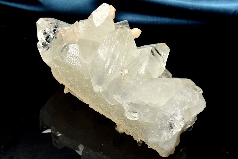  1点物 インド産 高品質 アポフィライト 58x48x100mm クラスター 原石...