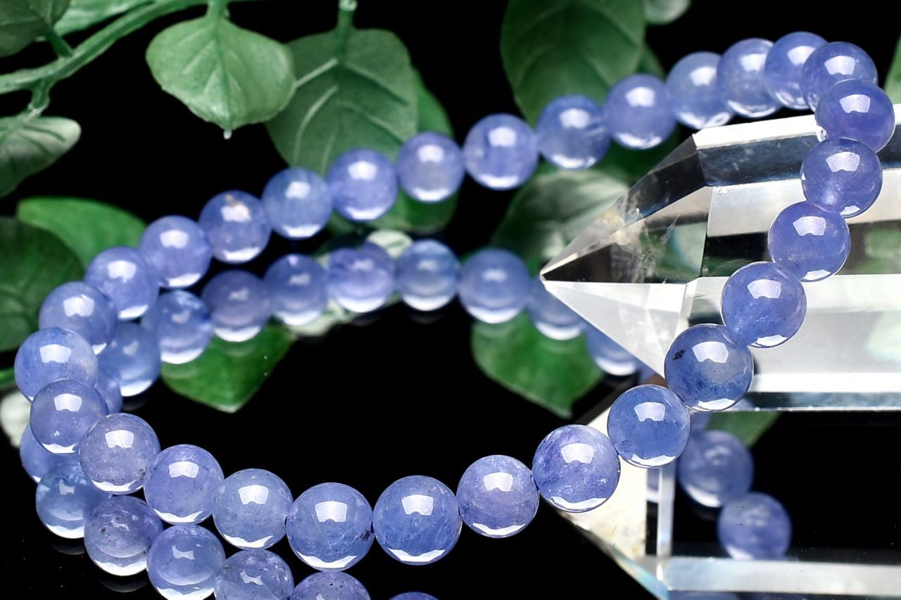 【1点物】AA☆数量限定 タンザナイト 6mm ブレスレット アクセサリー _U8793