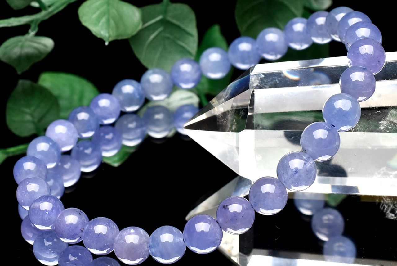 【1点物】AA☆数量限定 タンザナイト 6.5mm ブレスレット アクセサリー _U8797