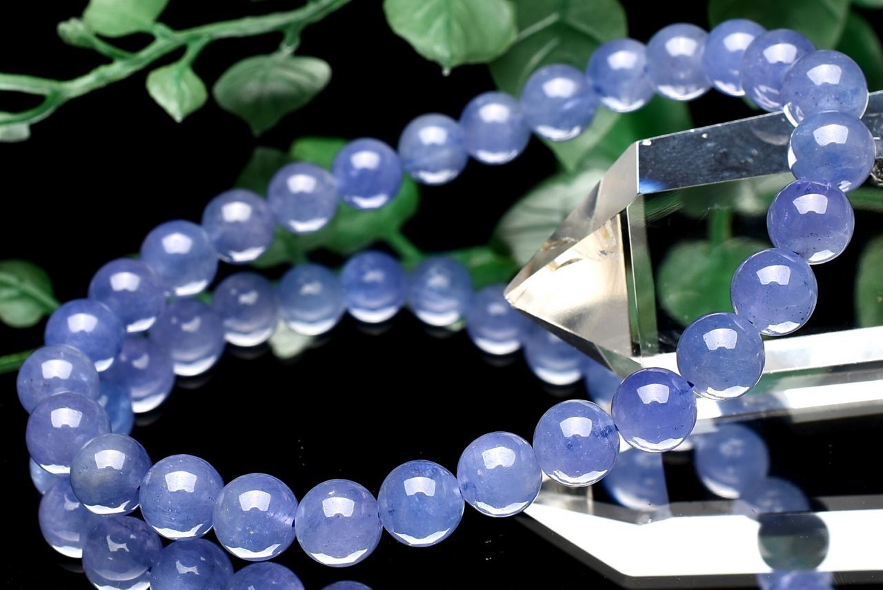 【1点物】AA☆数量限定 タンザナイト 6mm ブレスレット アクセサリー _U8798