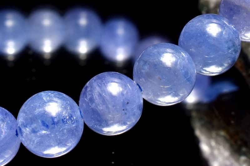 【1点物】透過性あり！◇数量限定 タンザナイト　6.5mm ブレスレット アクセサリー _MC4210