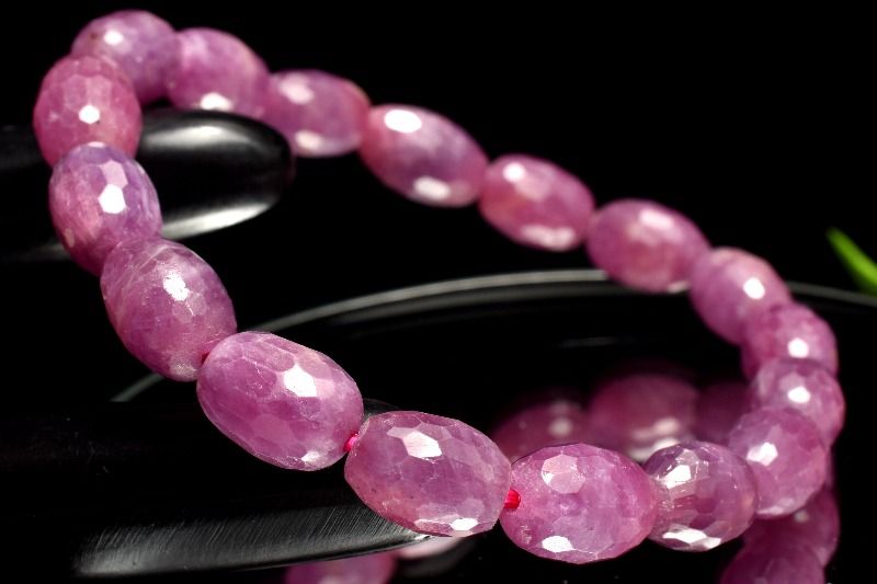 【1点物】南アフリカ産◇高品質 ルビー　10-12x7-7.5mm　チューブカット ブレスレット アクセサリー _MC4227...