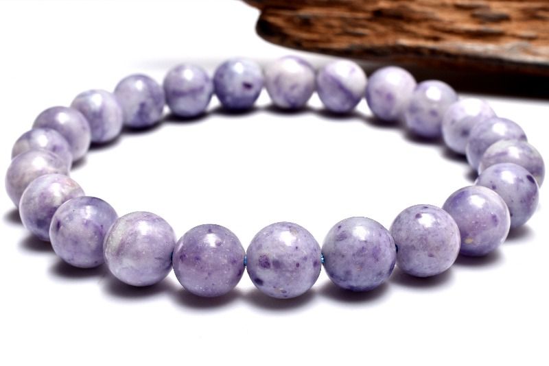 【1点物】夢幻的パープルが魅せる ティファニーストーン(オパールフローライト) 9mm ブレスレット アクセサリー _MC4247