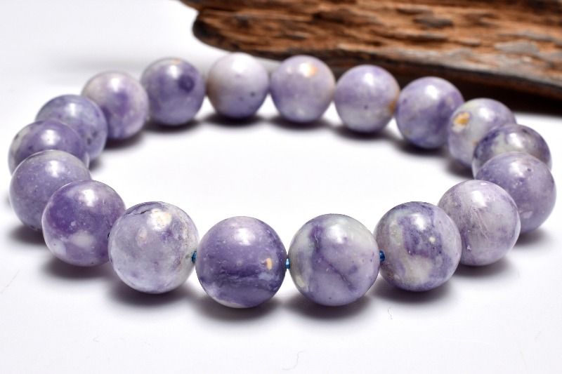 【1点物】夢幻的パープルが魅せる ティファニーストーン(オパールフローライト) 11mm ブレスレット アクセサリー _MC4251