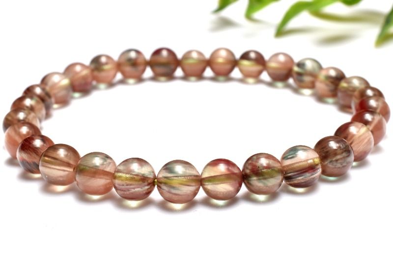 【1点物】チベット産AAA☆カラーチェンジ アンデシン 6mm ブレスレット アクセサリー _MC4281