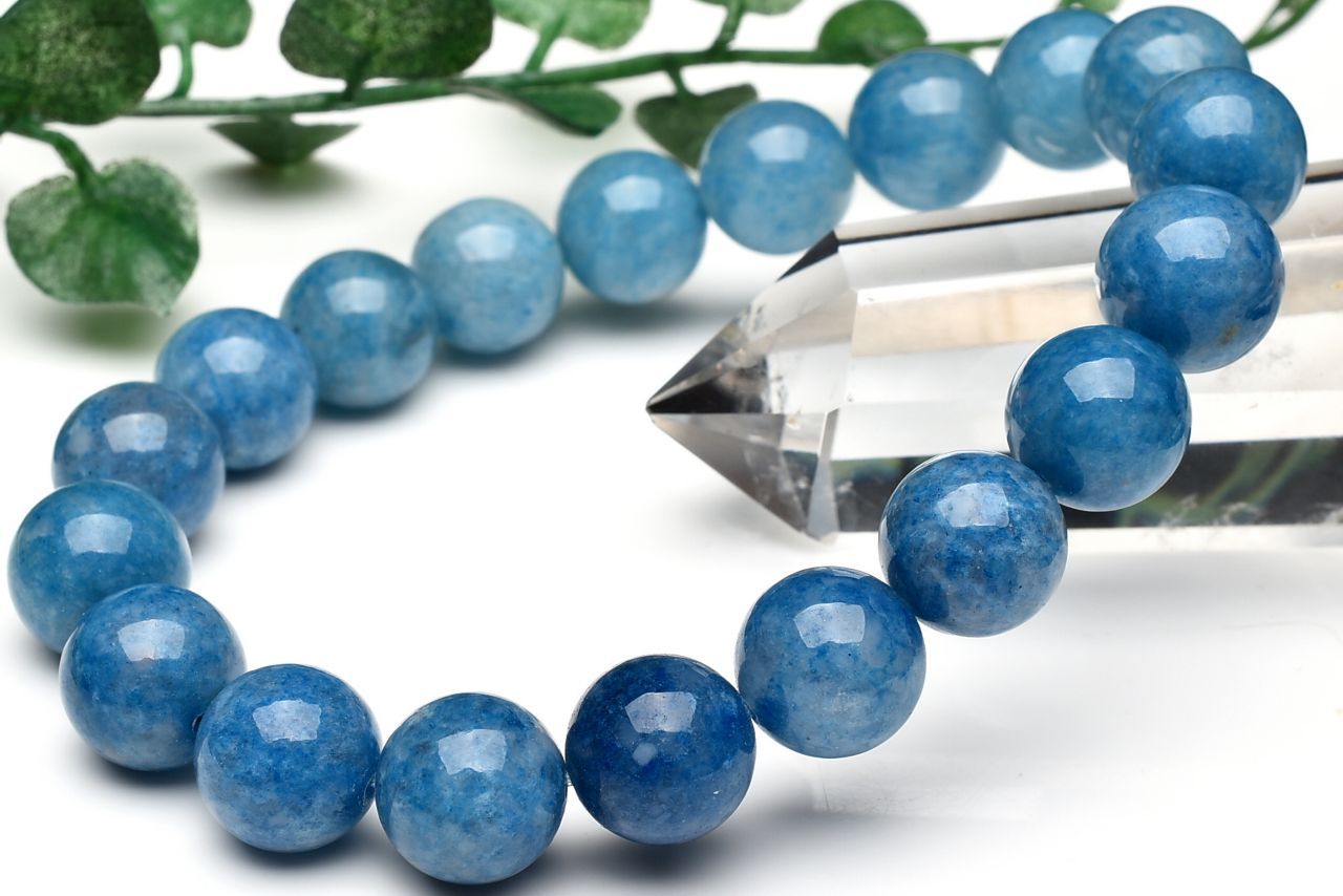  1点物 希少 高発色 トロレアイト(トロール石) 10.5mm ブレスレット _...