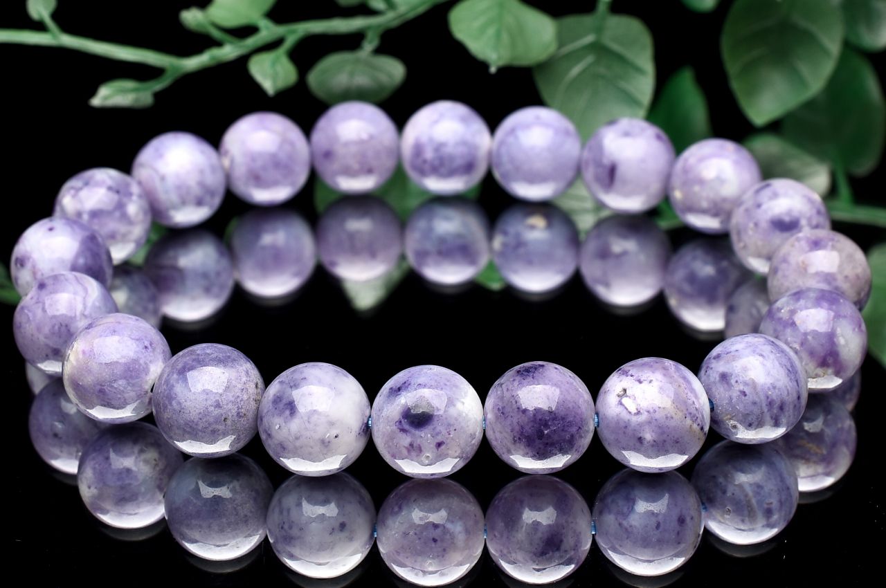  1点物 AA+ 高発色 ティファニーストーン 10mm ブレスレット _U8932