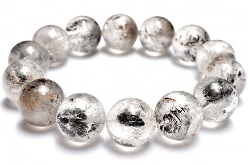  1点物 ヒマラヤ産 ライモナイト共生 エレスチャルクォーツ 15.5mm ブ...