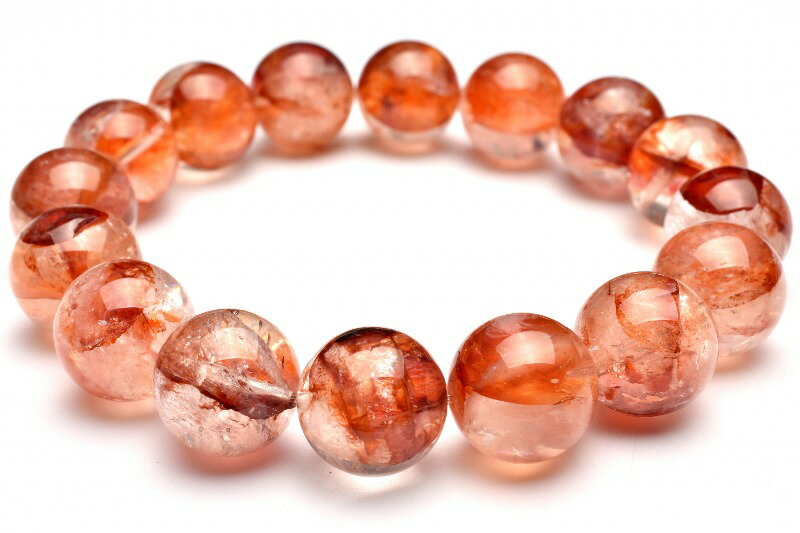  1点物 高発色 マダガスカル産 ライモナイトインクォーツ 13.5mm ブレ...