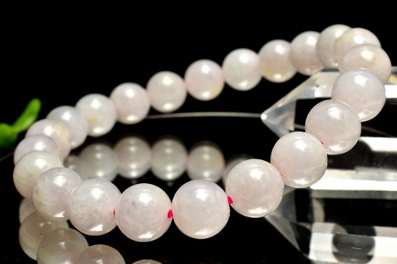  1点物 希少カラー ミャンマー産 ラベンダー翡翠 8.5mm ブレスレット ...