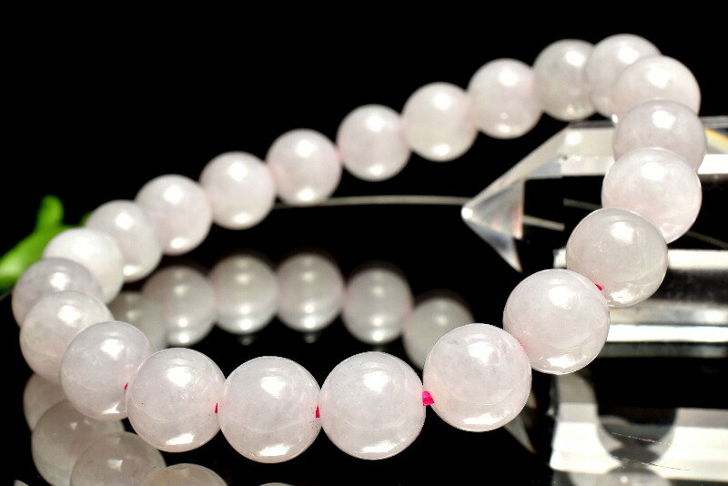  1点物 希少カラー ミャンマー産 ラベンダー翡翠 8.5mm ブレスレット ...