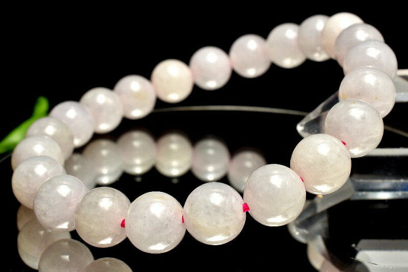  1点物 希少カラー ミャンマー産 ラベンダー翡翠 8.5mm ブレスレット ...