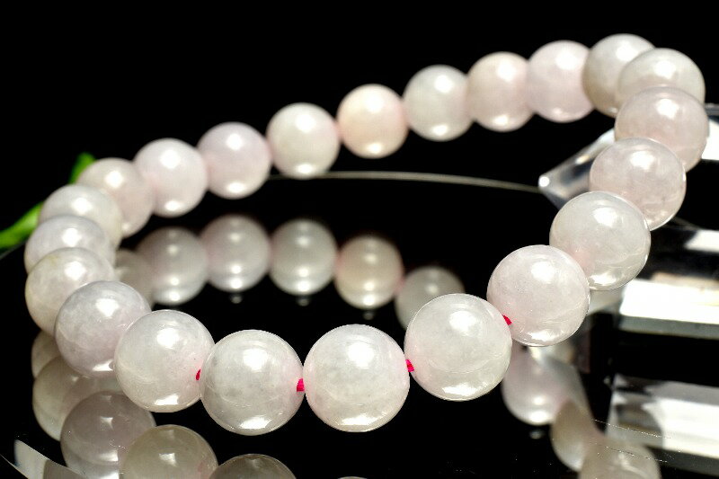  1点物 希少カラー ミャンマー産 ラベンダー翡翠 8.5mm ブレスレット ...