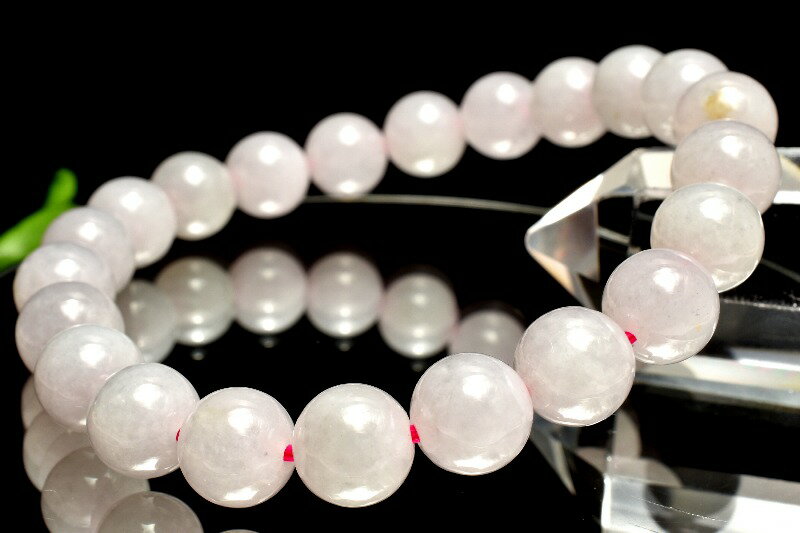  1点物 希少カラー ミャンマー産 ラベンダー翡翠 8.5mm ブレスレット ...