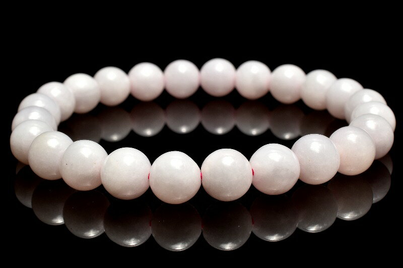  1点物 レア 数量限定 ラベンダー翡翠 7.5mm ブレスレット _MC4507
