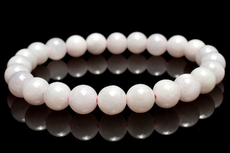  1点物 レア 数量限定 ラベンダー翡翠 7.5mm ブレスレット _MC4508
