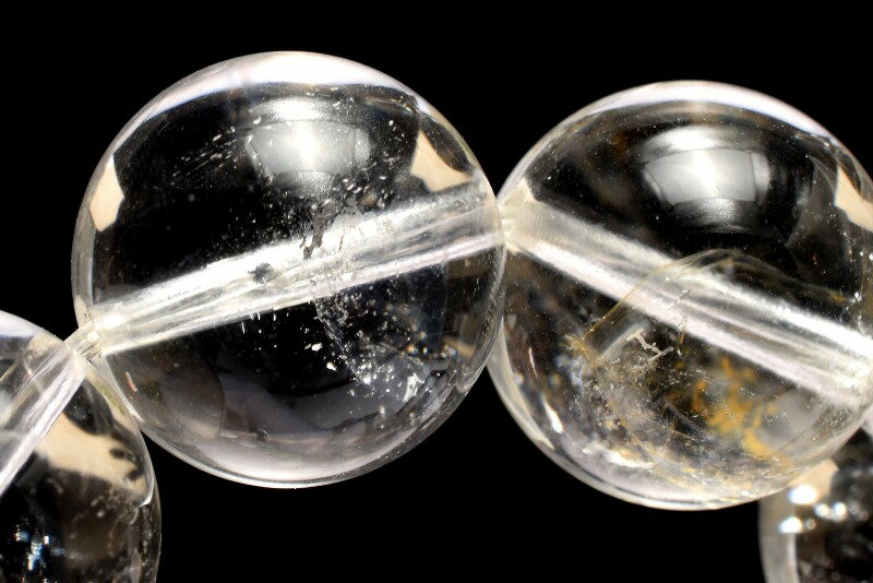  1点物 数量限定 希少 クォーツインクォーツ(貫入水晶) 12mm ブレスレ...