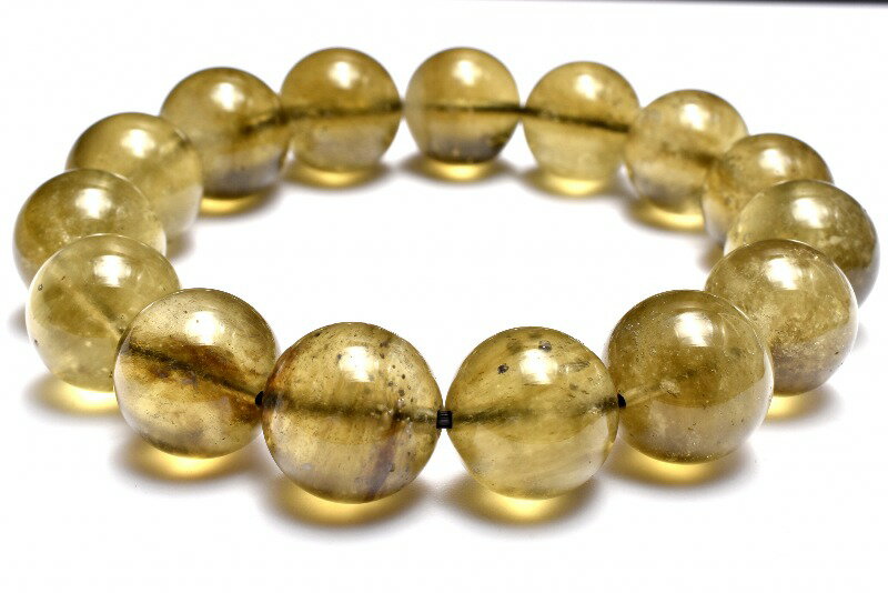  1点物 希少高品質 ブラックファントム入り リビアングラス 14-14.5mm...