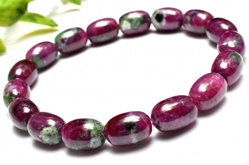  1点物 希少形状 ルビーたっぷり ルビーインゾイサイト 11.5-12x8mm ...