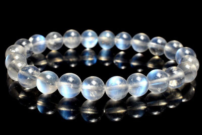  1点物 AAAスリランカ産 漂う透明感 ブルームーンストーン 7.5mm ブレ...