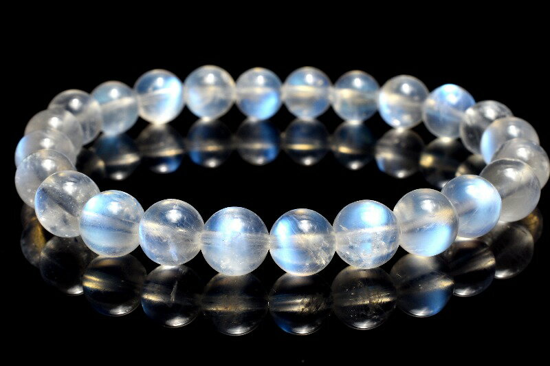  1点物 AAAスリランカ産 漂う透明感 ブルームーンストーン 7.5mm ブレ...