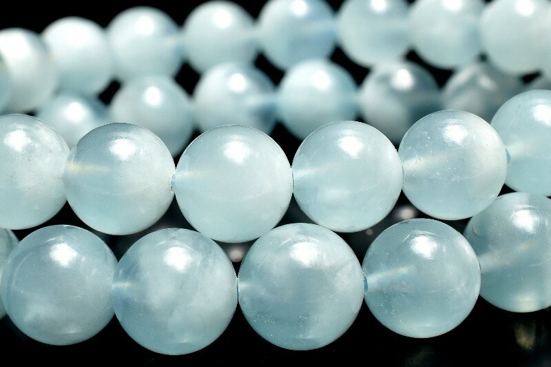 晴天のよう エンジェルクラウドアクアマリン 10.5mm ブレスレット 1個売...
