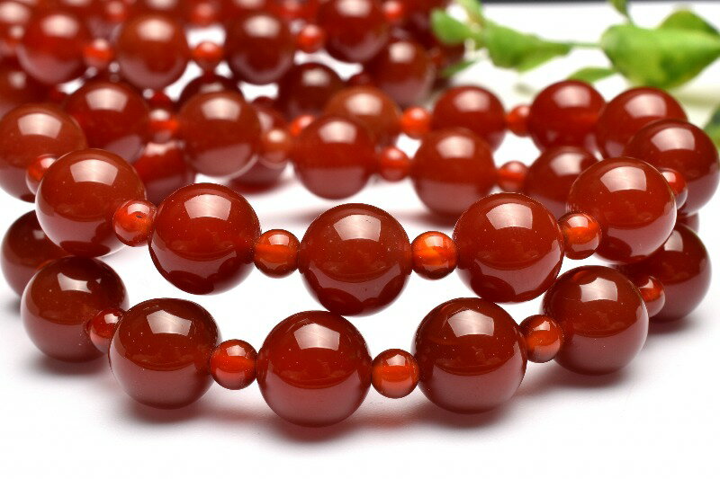 カーネリアン 10(丸玉4)mm 2連タイプ ブレスレット _BG6323-10