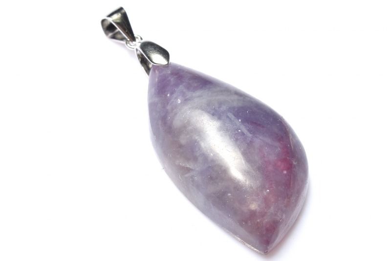  1点物 Silver925 希少共生 ピンクトルマリンインレピドライト 33x17mm...