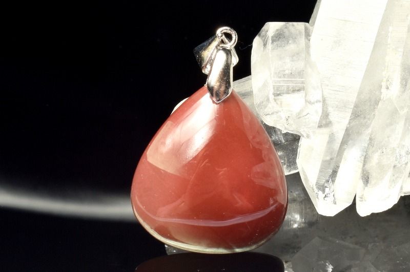 【1点物】Silver925☆AA高発色 アンデシン 21x19mm ドロップ ペンダントトップ _PC9122